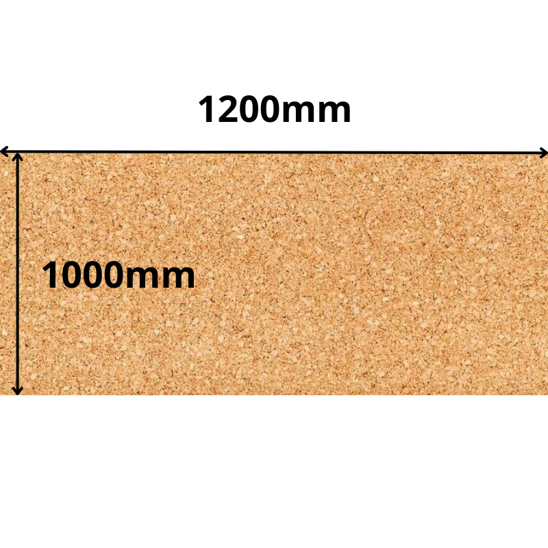 Arkusz Korkowy w Rolce - 1000x1200mm - 2mm - Dekor i DIY - Pakiet 1 szt