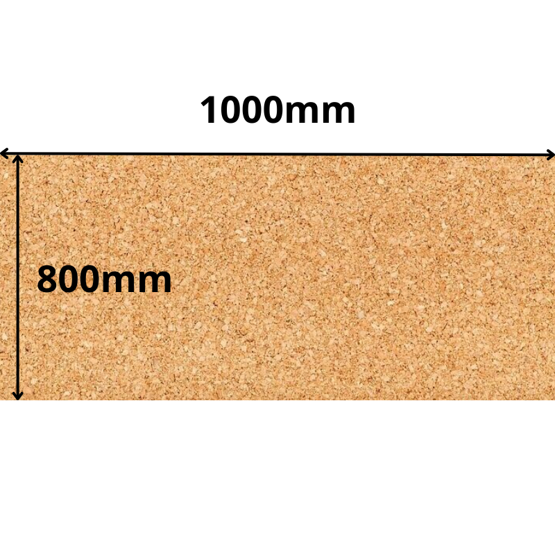 Arkusz Korkowy w Rolce - 1000x800mm - 3mm - Dekor i DIY - Pakiet 2 szt