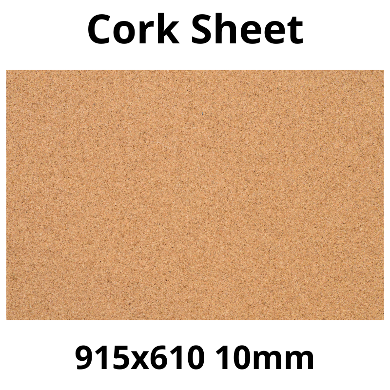 Arkusz Korkowy - 915x610mm - 10mm - Dekor i DIY - Pakiet 1 szt