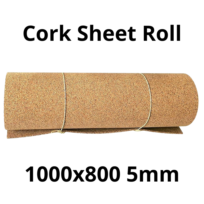 Arkusz Korkowy w Rolce - 1000x800mm - 5mm - Dekor i DIY - Pakiet 1 szt