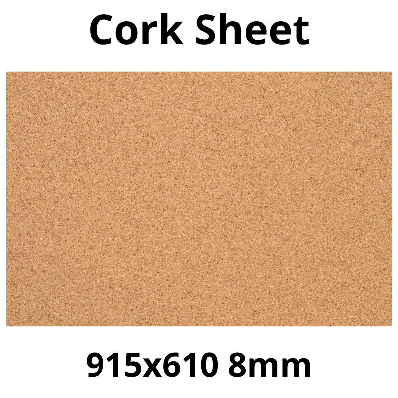 Arkusz Korkowy - 915x610mm - 8mm - Dekor i DIY - Pakiet 1 szt