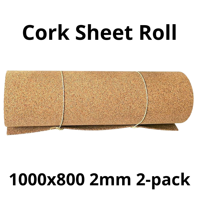 Arkusz Korkowy w Rolce - 1000x800mm - 2mm - Dekor i DIY - Pakiet 2 szt