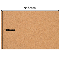 Arkusz Korkowy - 915x610mm - 2mm - Dekor i DIY - Pakiet 2 szt
