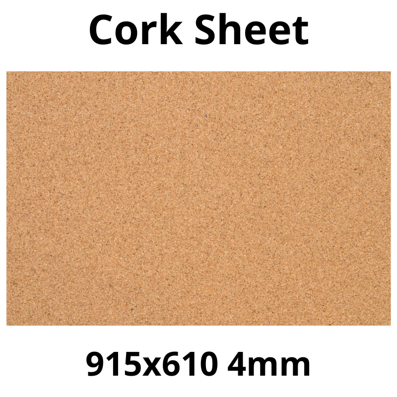 Arkusz Korkowy - 915x610mm - 4mm - Dekor i DIY - Pakiet 1 szt