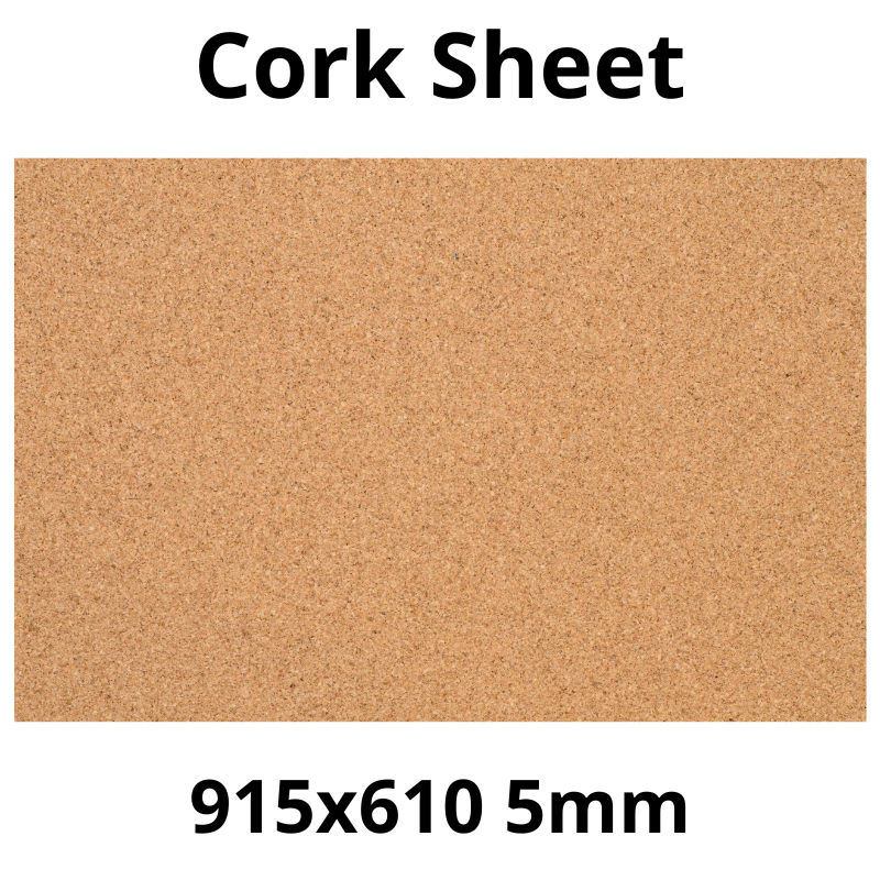 Arkusz Korkowy - 915x610mm - 5mm - Dekor i DIY - Pakiet 1 szt