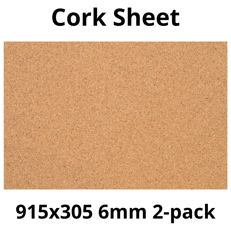 Arkusz Korkowy - 915x305mm - 6mm - Dekor i DIY - Pakiet 2 szt