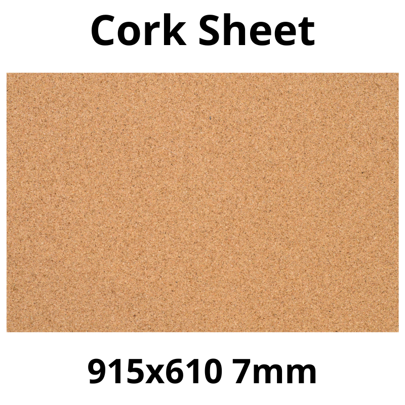Arkusz Korkowy - 915x610mm - 7mm - Dekor i DIY - Pakiet 1 szt