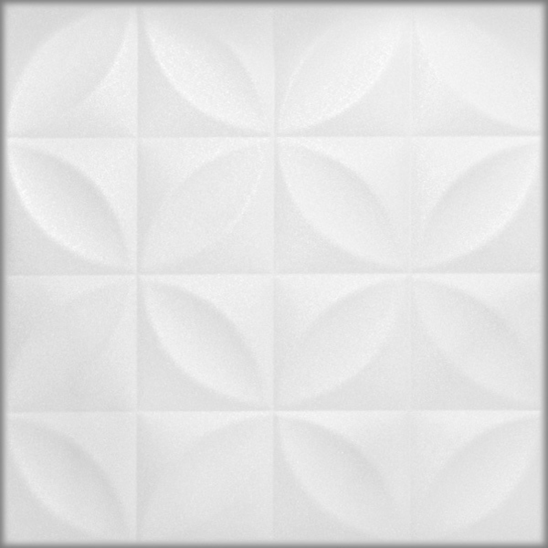 White 6: Dekoracyjne Panele Sufitowe i Ścienne - 2m2 - 8 Paneli
