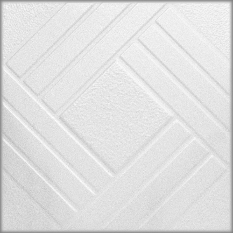White 4: Dekoracyjne Panele Sufitowe i Ścienne - 2m2 - 8 Paneli