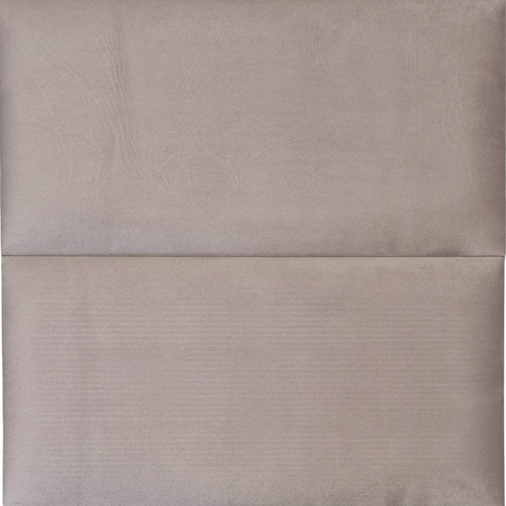 Upholstered Wall Panel - 600x300mm - Cappuccino - Velvet Finish - UV Resistant - 1 Panel