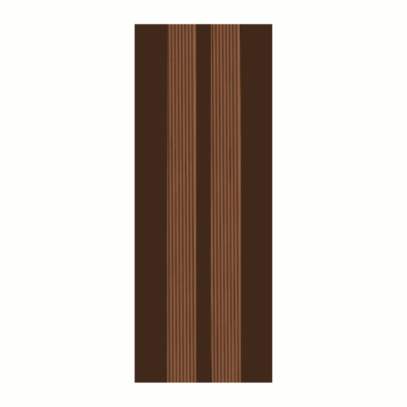 Brown anti-slip self-adhesive angle stair nosing, enhances step visibility and provides secure footing on stairs
