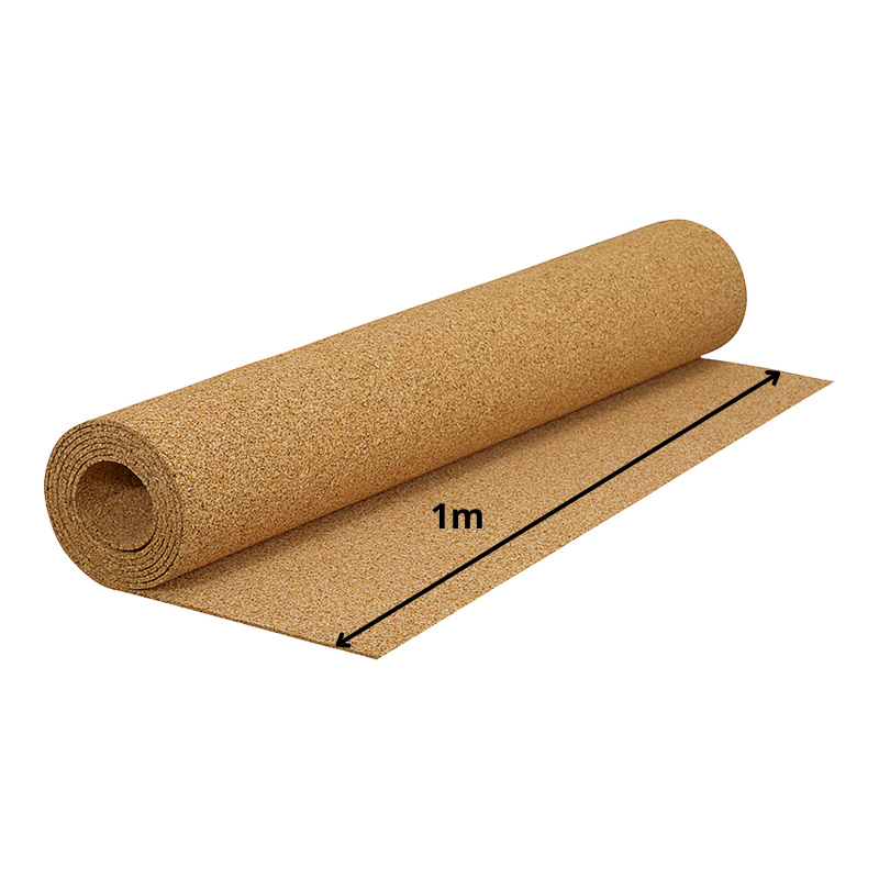 Rolled cork underlay in compact form, 10m2 (107.63 sqft) premium quality flooring underlayment material