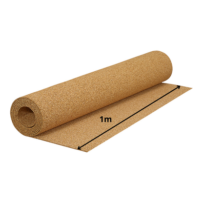 Rolled cork underlay in compact form, 10m2 (107.63 sqft) premium quality flooring underlayment material