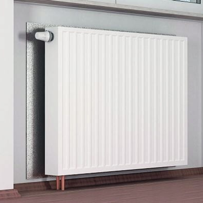 "Radiator reflective panel XPS with aluminium foil, high-density 3mm insulation board, 50x50cm, 2m2 coverage, energy-saving heating reflector, pack of 8 panels"