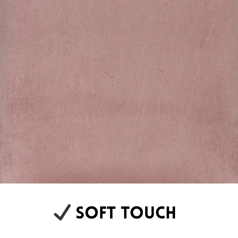 Upholstered wall panel in lavender grey, 600x300mm, with velvet finish and UV-resistant surface.