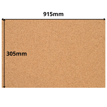Arkusz Korkowy - 915x305mm - 4mm - Dekor i DIY - Pakiet 2 szt