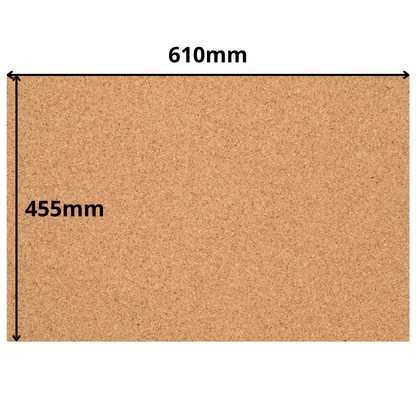 Arkusz Korkowy - 610x455mm - 4mm - Dekor i DIY - Pakiet 2 szt
