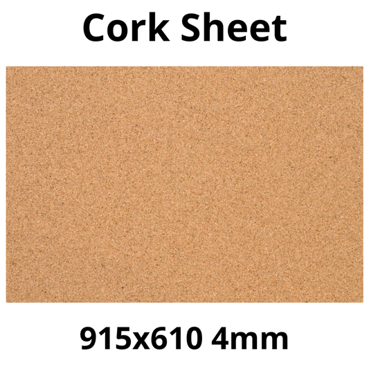 Arkusz Korkowy - 915x610mm - 4mm - Dekor i DIY - Pakiet 1 szt