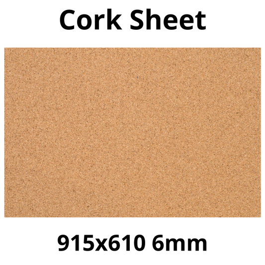Arkusz Korkowy - 915x610mm - 6mm - Dekor i DIY - Pakiet 1 szt