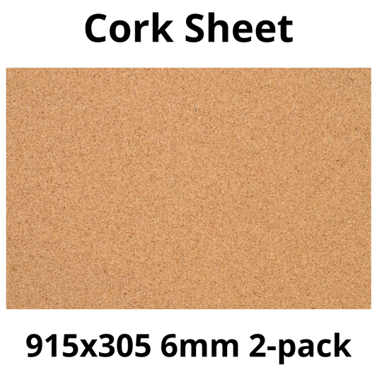 Arkusz Korkowy - 915x305mm - 6mm - Dekor i DIY - Pakiet 2 szt