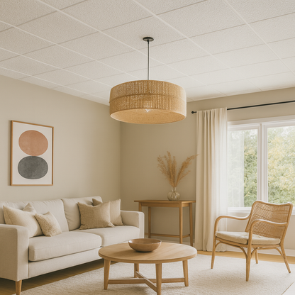 White 1: Decorative Ceiling & Wall Panels - 2m2 (21.52 sqft) - 8 Panels