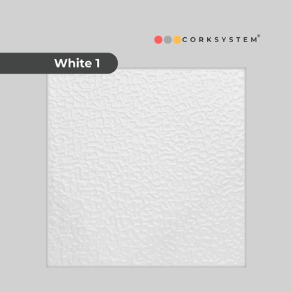 White 1: Decorative Ceiling & Wall Panels - 2m2 (21.52 sqft) - 8 Panels